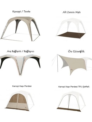 Naturehike Cloud Boundar Quick Opening Kanopi Kapı Perdesi