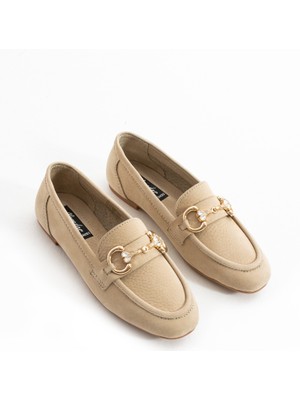 Glimmer Ten Hakiki Deri Kadın Loafer