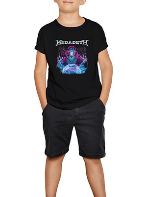 Megadeth Ruler Of The World Siyah Çocuk Tişört