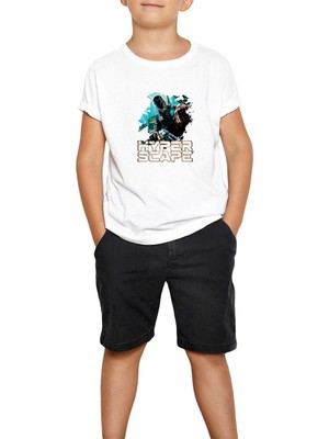 Hyper Scape Splash Beyaz Çocuk Tişört