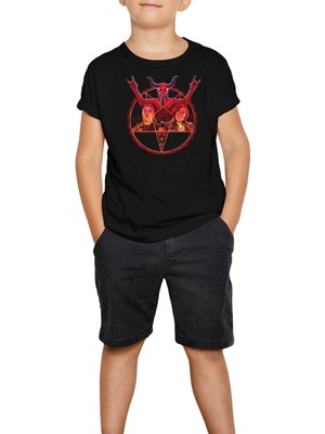 Tenacious D Beezleboss Siyah Çocuk Tişört