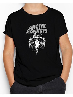 Arctic Monkeys Monkey Siyah Çocuk Tişört