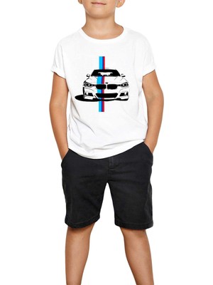 Bmw M3 Beyaz Çocuk Tişört