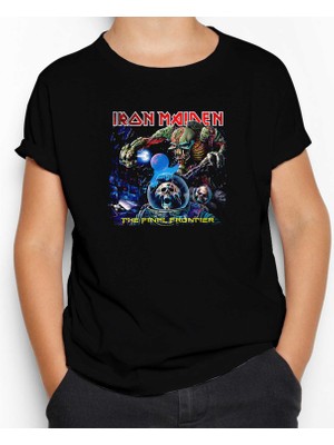 Iron Maiden The Final Frontier Siyah Çocuk Tişört