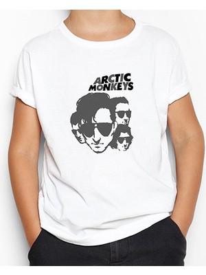 Arctic Monkeys Group 2 Beyaz Çocuk Tişört