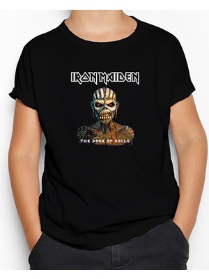 Iron Maiden The Book Of Souls Siyah Çocuk Tişört