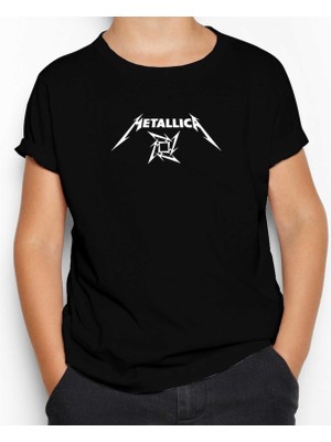 Metallica Blade Dream Text Siyah Çocuk Tişört