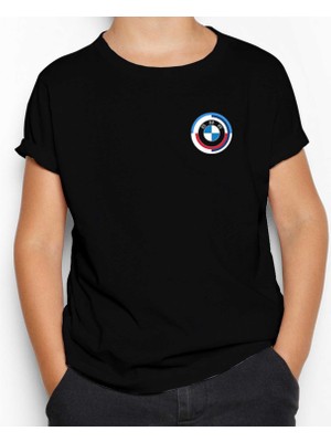 Bmw New Logo 2023 Black Siyah Çocuk Tişört