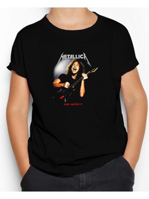 Metallica Kirk Hammet Guitar Siyah Çocuk Tişört