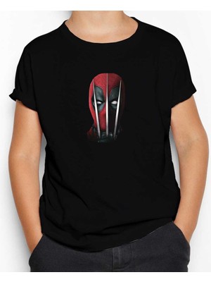 Deadpool Claw Siyah Çocuk Tişört
