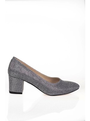 Paybuy Kadın Moda Şık Gold Klasik Ayakkabı Topuklu Zarif Tasarım Düğün Nişan Gece Abiye Ayakkabı