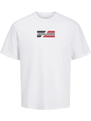 Jack&jones 12268415 Jjecorp Graphıc Organıc Cotton 0 Yaka Kısa Kol Tsh