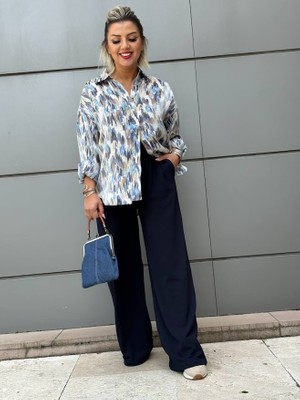 Krep Gabardin Palazzo Pantolon