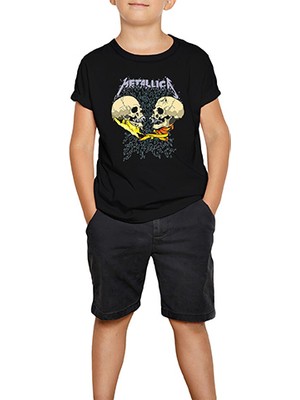 Metallica Sad But True Siyah Çocuk Tişört