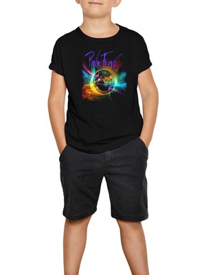 Pink Floyd Smoke Siyah Çocuk Tişört