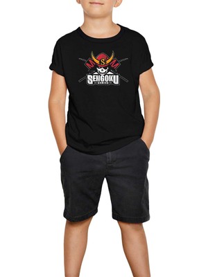 Sengoku Gaming Siyah Çocuk Tişört
