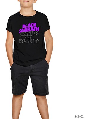 Black Sabbath Master Of Reality Siyah Çocuk Tişört