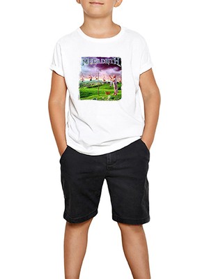 Megadeth Youthanasia Beyaz Çocuk Tişört