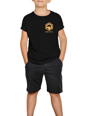 Hwa Gaming Siyah Çocuk Tişört