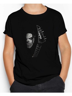 Slipknot Mick Thomson Guitar Siyah Çocuk Tişört
