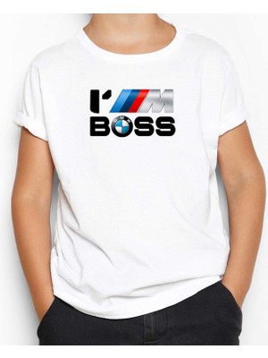 Bmw Im Boss Beyaz Çocuk Tişört