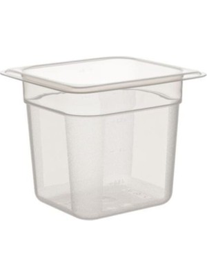 Mediterian Renkli 1/6 Kare Gövde, Profesyonel Kullanım, Dayanıklı ve Şık Tasarım, 2 L, Çok Renkli