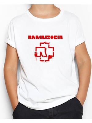 Rammstein Fly Beyaz Çocuk Tişört