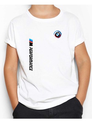 Bmw Performance Beyaz Çocuk Tişört