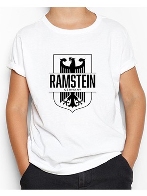 Rammstein Germany Beyaz Çocuk Tişört