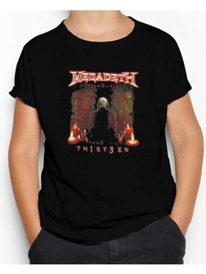 Megadeth Thirteen Siyah Çocuk Tişört