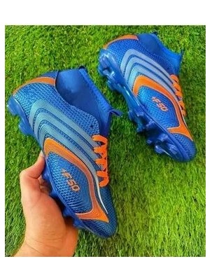 Yusufshoes Lion Boğazlı Çocuk Yetişkin Çoraplı Halı Saha Futbol Ayakkabısı