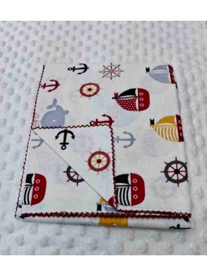 Berkaysun Tekstilden Pamuklu Çift Katlı Pazen Bebek Battaniyesi