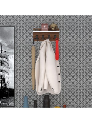 Kenzlife Elbise Askılığı Askılık VETTINI38 Cvz 20*038*12 Siyah 4 Adet Askı Portmanto