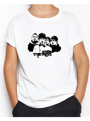 Arctic Monkeys Group Beyaz Çocuk Tişört