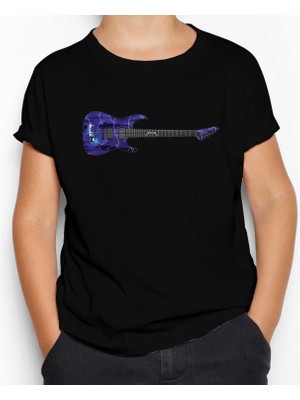 Metallica Ride The Lightning Guitar Siyah Çocuk Tişört