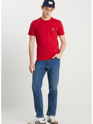 Wrangler Normal Bel Slim Fit Erkek Denim Pantolon W12S00032317 Texas Slim Denim