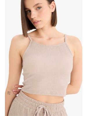 DeFacto Fitted Bürümcük Askılı Atlet E0626AX25SM