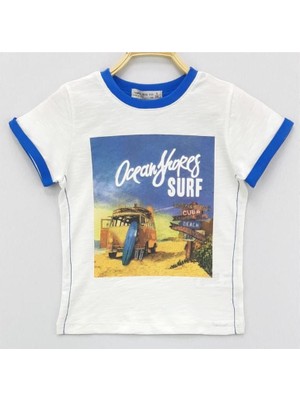 Toontoy Erkek Çocuk Surf Baskı Tişört