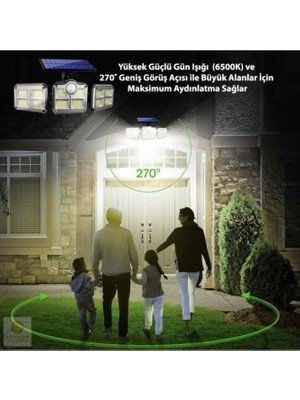 Bahçe Keyfi Için 122LED Uzaktan Kumandalı Sensörlü Şerit Aydınlatma