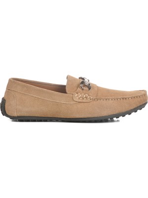 Aspor Bej Süet  Deri Erkek Casual Ayakkabı