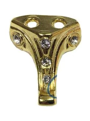 Moda Taşlı Ahşap Mdf Sunta Sandık Ayağı Kutu Ayak 25 cm - Sarı - ARS2911-3157