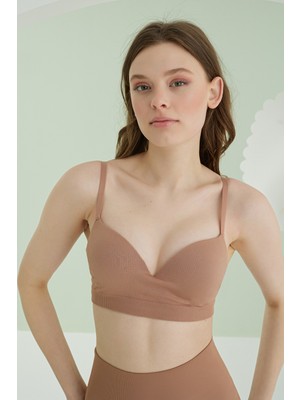 Nbb Vizon Ten Dikişsiz Dolgusuz Sütyen