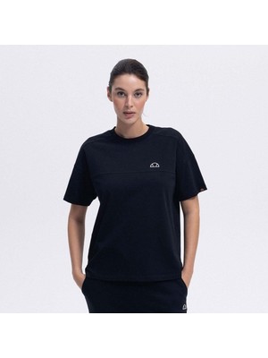 Ellesse EF394-BK Oversize Tee Kadın T-Shirt - Siyah