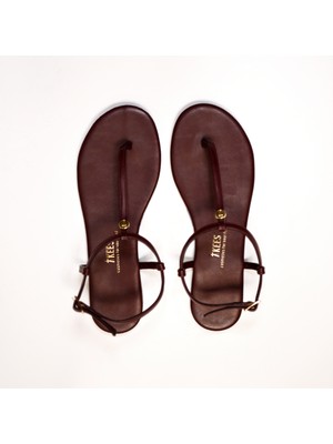 Kadın Bordo Sandalet