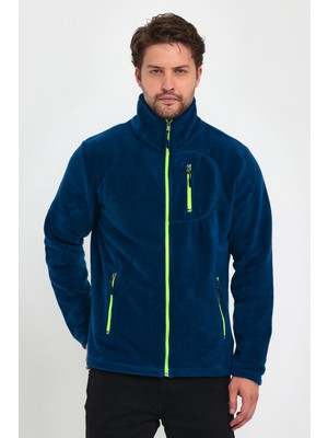 Erkek Polar Tam Fermuarlı 3 Cepli Outdoor Polar Ceket Tactical Flecee Polar-Gns