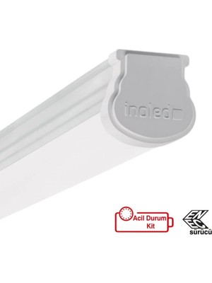 Mediterian 40W LED acil ışık armatürü, dayanıklı ve enerji tasarruflu beyaz aydınlatma