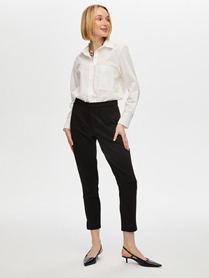 Slim Fit Örme Pantolon B00053-1