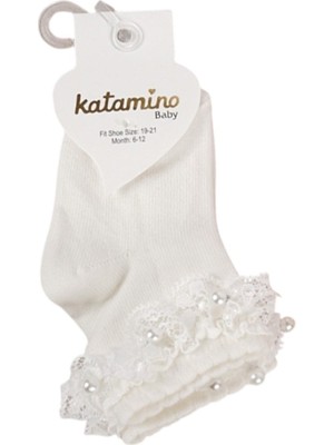 Katamino Teri Aks Bebek Çorabı 46206