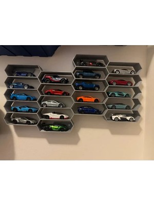 Hot Wheels Araç Uyumlu Duvar Garajı (40 Araçlık Set)