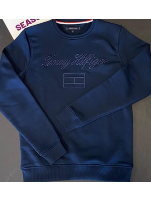 Slimfit Bisiklet Yaka Sweatshirt